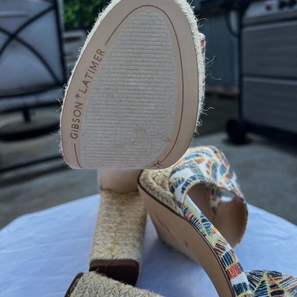 New Gibson Latimer Open Toes Platform Heels size 7 - Picture 9 of 9